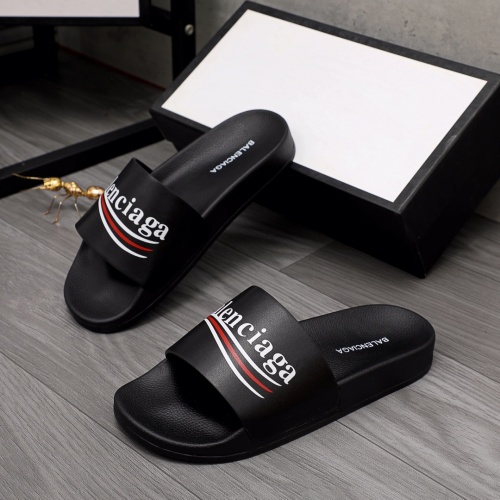 Replica Balenciaga Slippers For Men #961205 $40.00 USD for Wholesale