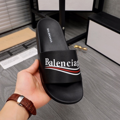 Replica Balenciaga Slippers For Men #961205 $40.00 USD for Wholesale
