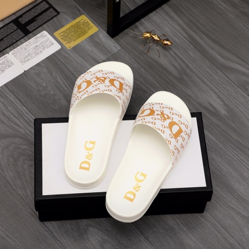 Replica Dolce & Gabbana D&G Slippers For Men #961212 $40.00 USD for Wholesale