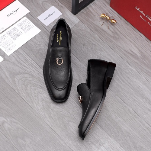 Ferragamo Salvatore FS Leather Shoes For Men #961296