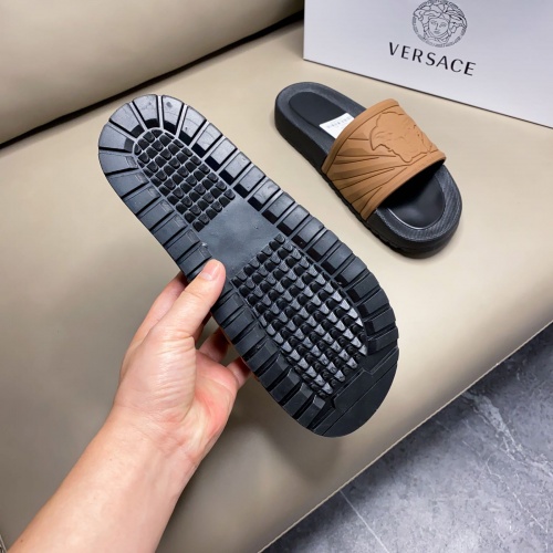 Replica Versace Slippers For Men #961367 $42.00 USD for Wholesale