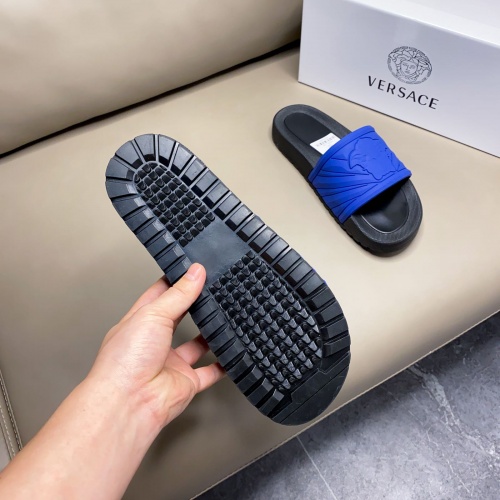 Replica Versace Slippers For Men #961370 $42.00 USD for Wholesale