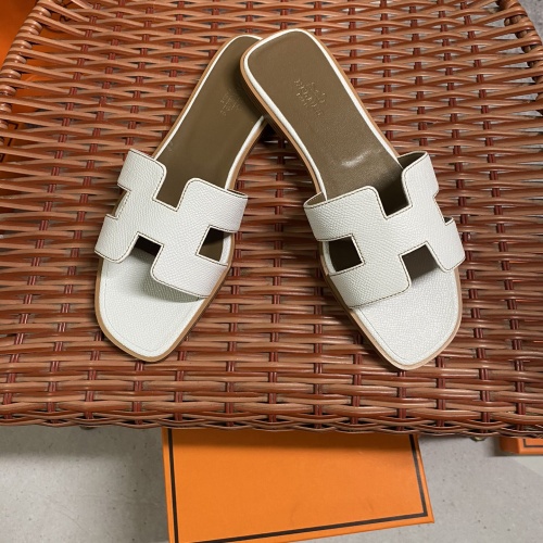 Replica Hermes Slippers For Women #961621 $52.00 USD for Wholesale