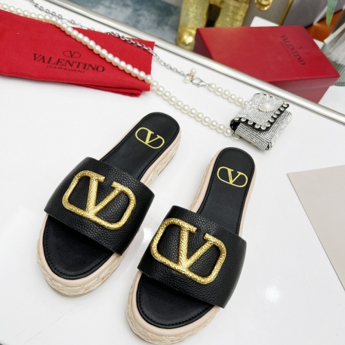 Valentino Slippers For Women #962037 $76.00 USD, Wholesale Replica Valentino Slippers