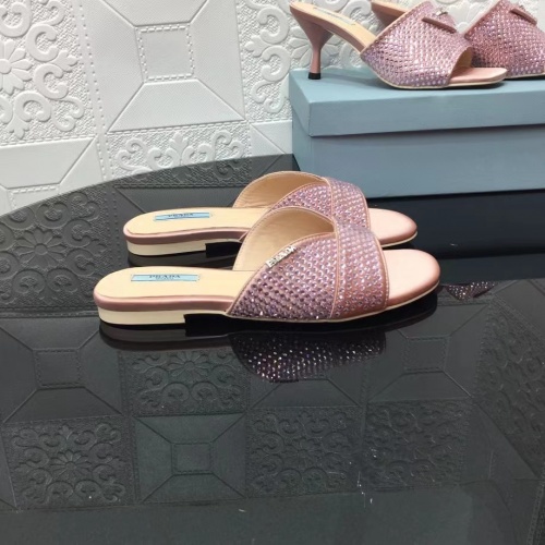 Replica Prada Slippers For Women #962057 $82.00 USD for Wholesale
