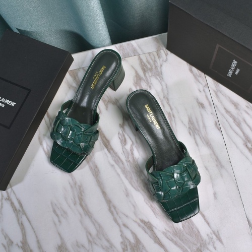 Replica Yves Saint Laurent YSL Slippers For Women #962061 $72.00 USD for Wholesale