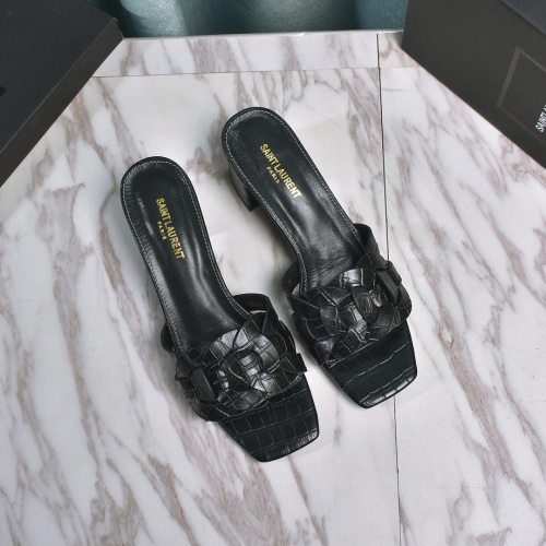 Replica Yves Saint Laurent YSL Slippers For Women #962064 $72.00 USD for Wholesale