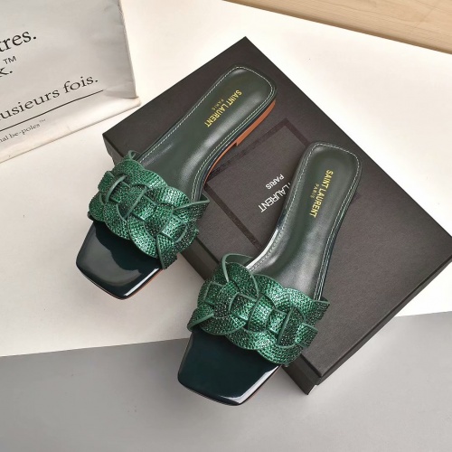 Replica Yves Saint Laurent YSL Slippers For Women #962084 $72.00 USD for Wholesale