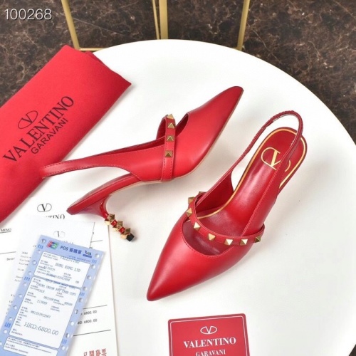 Replica Valentino Sandal For Women #962114 $82.00 USD for Wholesale
