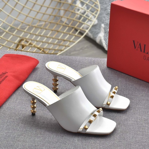 Replica Valentino Slippers For Women #962120 $80.00 USD for Wholesale