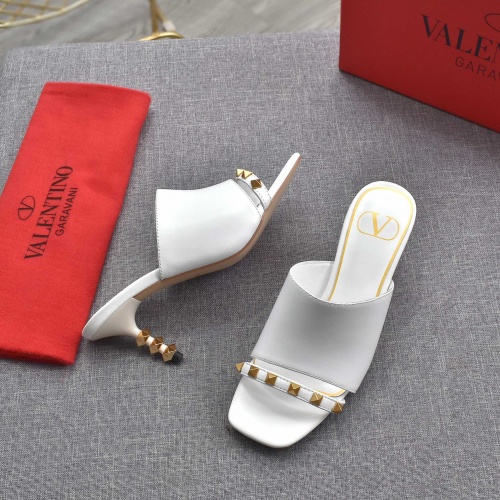 Replica Valentino Slippers For Women #962120 $80.00 USD for Wholesale