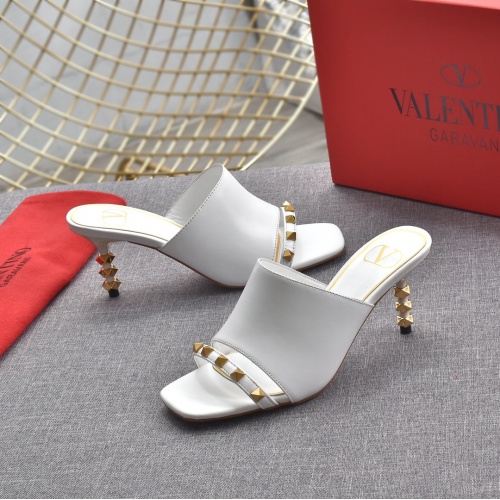 Replica Valentino Slippers For Women #962120 $80.00 USD for Wholesale