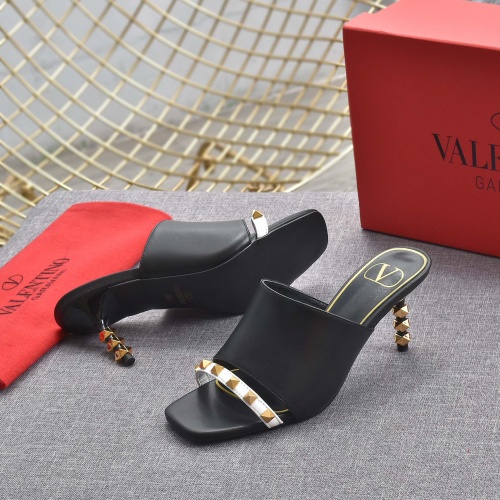 Replica Valentino Slippers For Women #962121 $80.00 USD for Wholesale