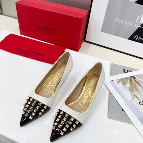 Replica Valentino High-Heeled Shoes For Women #962125 $80.00 USD for Wholesale