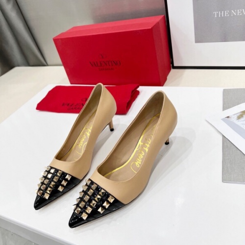 Replica Valentino High-Heeled Shoes For Women #962127 $80.00 USD for Wholesale