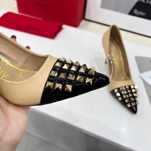 Replica Valentino High-Heeled Shoes For Women #962130 $80.00 USD for Wholesale