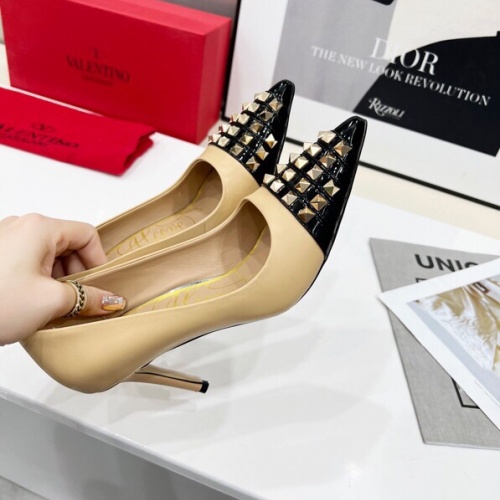 Replica Valentino High-Heeled Shoes For Women #962130 $80.00 USD for Wholesale