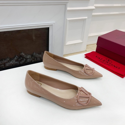 Replica Valentino Flat Shoes For Women #962152 $82.00 USD for Wholesale