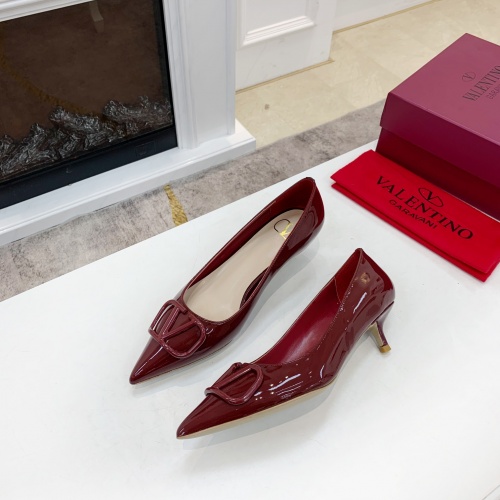 Valentino High-Heeled Shoes For Women #962177 $82.00 USD, Wholesale Replica Valentino High-Heeled Shoes