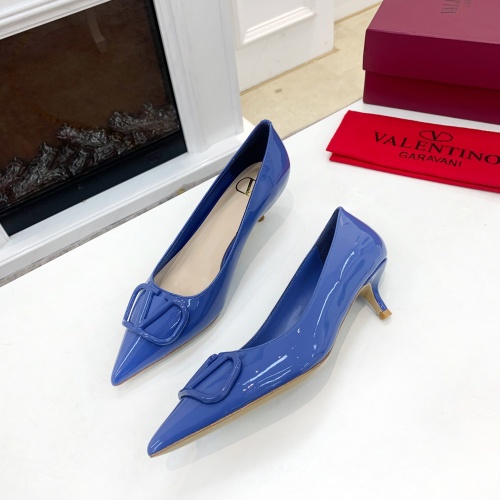 Valentino High-Heeled Shoes For Women #962180 $82.00 USD, Wholesale Replica Valentino High-Heeled Shoes