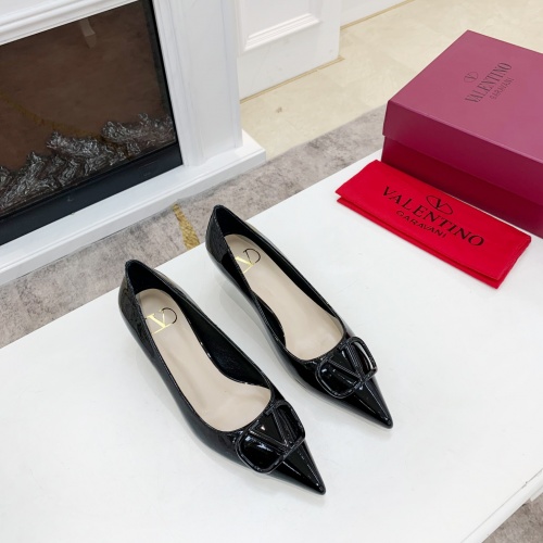 Replica Valentino High-Heeled Shoes For Women #962181 $82.00 USD for Wholesale
