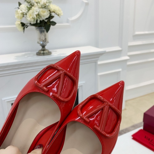 Replica Valentino High-Heeled Shoes For Women #962182 $82.00 USD for Wholesale