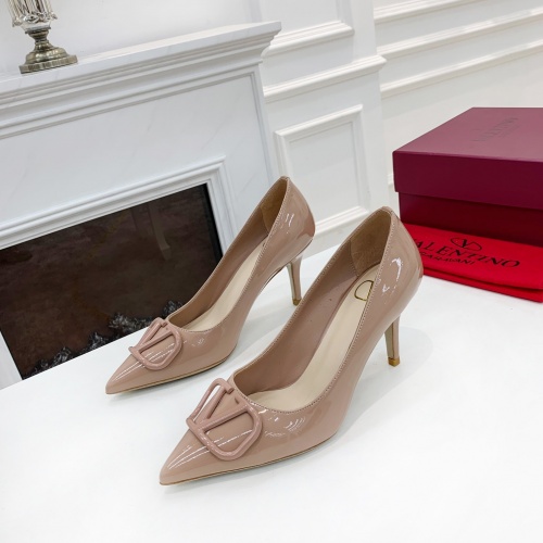 Replica Valentino High-Heeled Shoes For Women #962193 $82.00 USD for Wholesale
