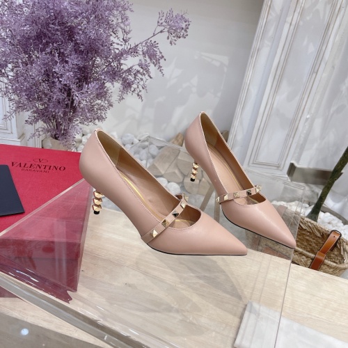 Replica Valentino High-Heeled Shoes For Women #962202 $85.00 USD for Wholesale