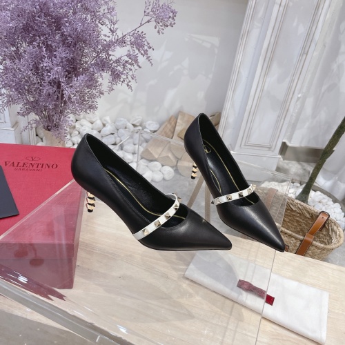 Replica Valentino High-Heeled Shoes For Women #962204 $85.00 USD for Wholesale