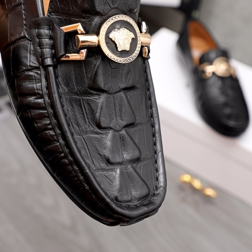 Replica Versace Leather Shoes For Men #962415 $68.00 USD for Wholesale