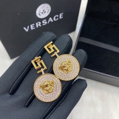 Replica Versace Earrings For Women #962419 $32.00 USD for Wholesale