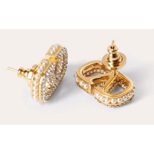 Replica Valentino Earrings For Women #962455 $32.00 USD for Wholesale