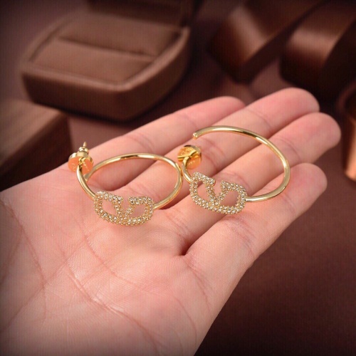 Replica Valentino Earrings For Women #962459 $34.00 USD for Wholesale