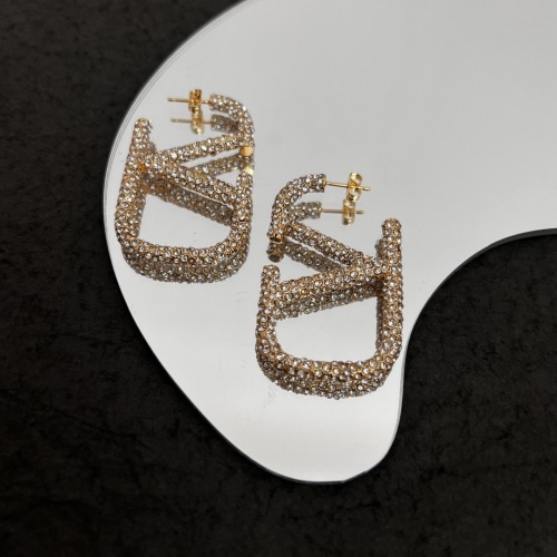 Replica Valentino Earrings For Women #962461 $45.00 USD for Wholesale
