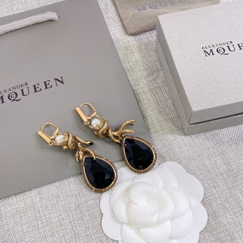 Replica Alexander McQueen Earrings For Women #962474 $39.00 USD for Wholesale