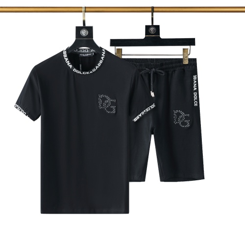 Dolce &amp; Gabbana D&amp;G Tracksuits Short Sleeved For Men #962505 $48.00 USD, Wholesale Replica Dolce &amp; Gabbana D&amp;G Tracksuits