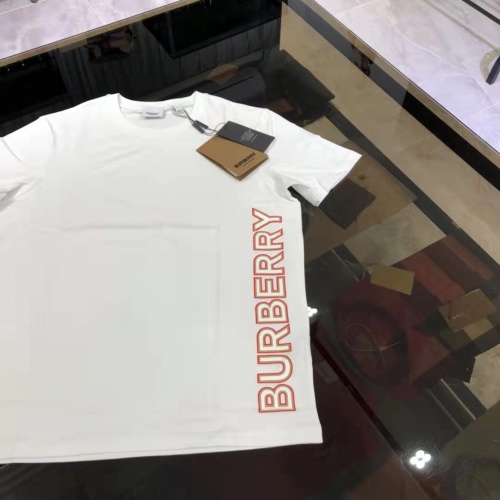 Replica Burberry T-Shirts Short Sleeved For Men #962599 $42.00 USD for Wholesale