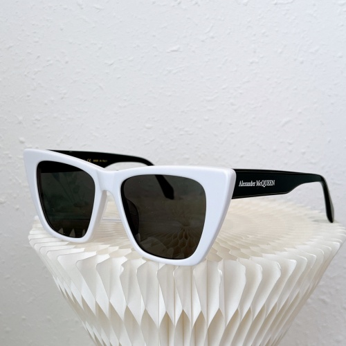 Alexander McQueen AAA Quality Sunglasses #962860 $60.00 USD, Wholesale Replica Alexander McQueen AAA Sunglasses