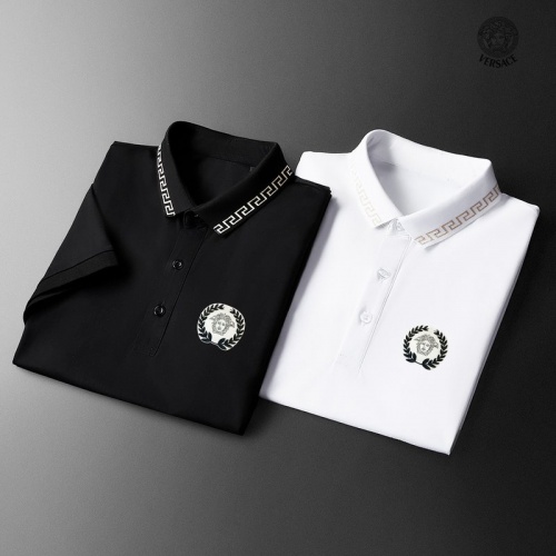 Replica Versace T-Shirts Short Sleeved For Men #962960 $38.00 USD for Wholesale
