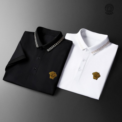 Replica Versace T-Shirts Short Sleeved For Men #962968 $38.00 USD for Wholesale