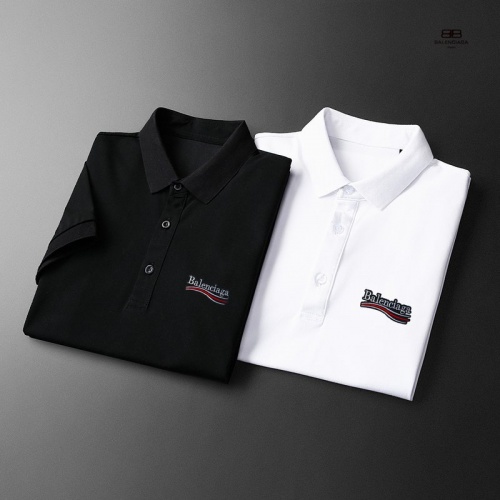 Replica Balenciaga T-Shirts Short Sleeved For Men #962978 $38.00 USD for Wholesale