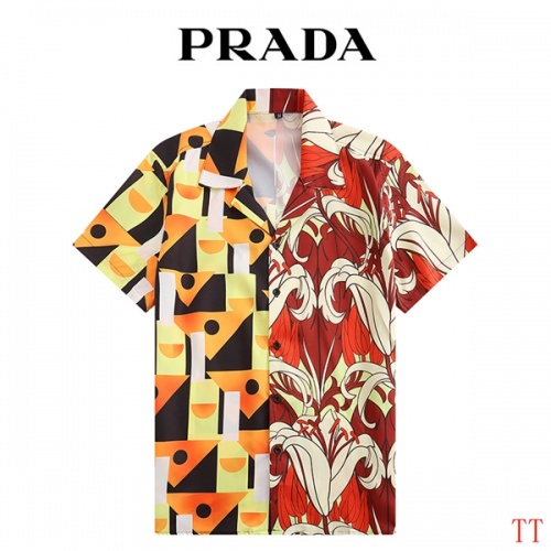 Prada Shirts Short Sleeved For Men #963063