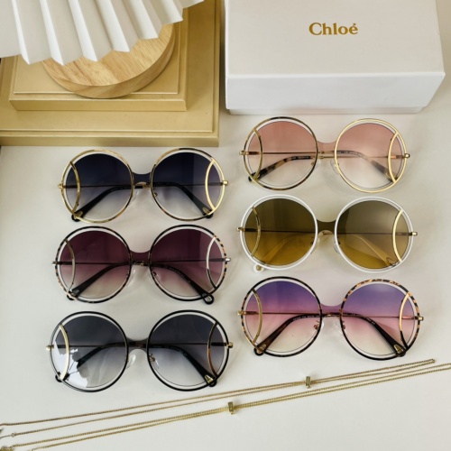 Replica Chloe AAA Quality Sunglasses #963066 $56.00 USD for Wholesale