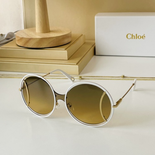 Chloe AAA Quality Sunglasses #963071 $56.00 USD, Wholesale Replica Chloe AAA Quality Sunglasses