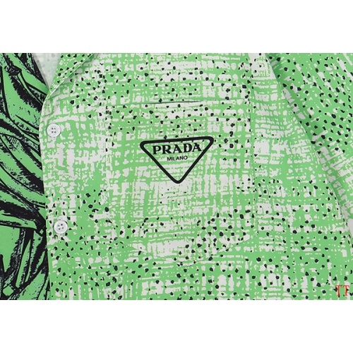 Replica Prada Shirts Short Sleeved For Men #963072 $32.00 USD for Wholesale