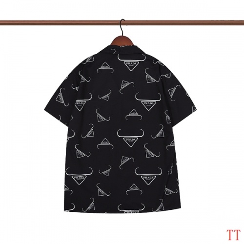 Replica Prada Shirts Short Sleeved For Men #963081 $32.00 USD for Wholesale