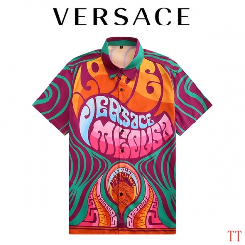 Versace Shirts Short Sleeved For Men #963090 $36.00 USD, Wholesale Replica Versace Shirts