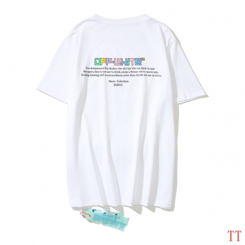 Replica Off-White T-Shirts Short Sleeved For Unisex #963189 $29.00 USD for Wholesale