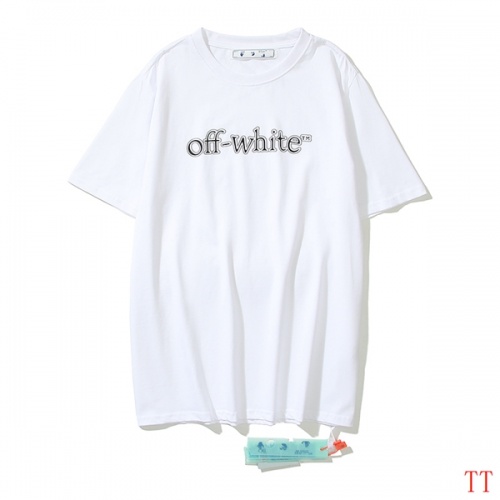 Off-White T-Shirts Short Sleeved For Unisex #963199