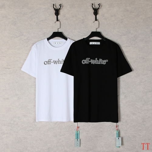 Replica Off-White T-Shirts Short Sleeved For Unisex #963199 $29.00 USD for Wholesale